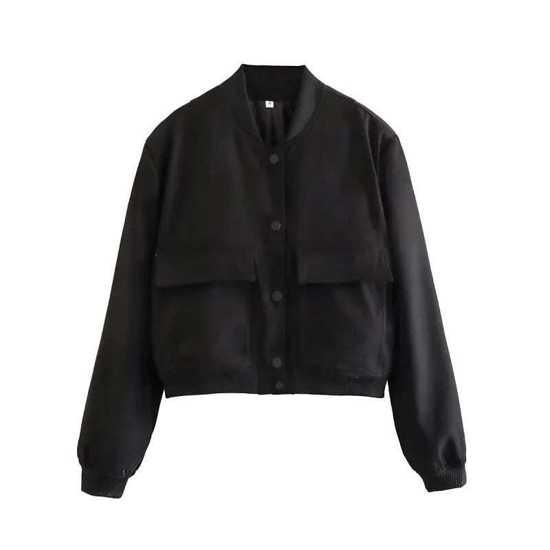 Women's White Bomber Jacket
