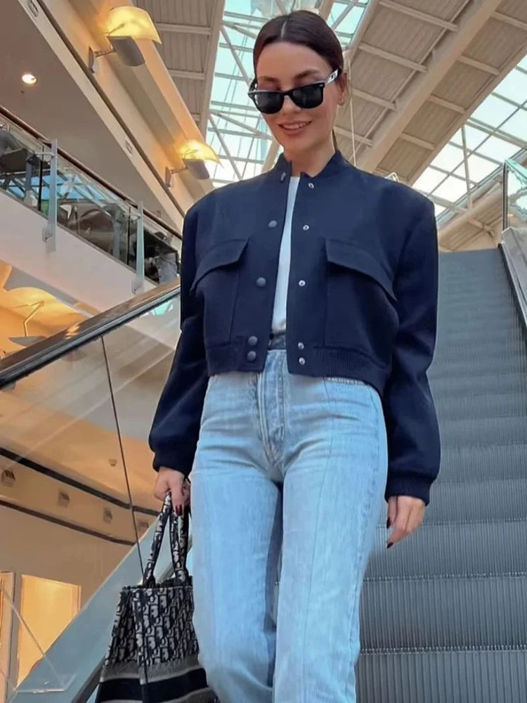 Women's White Bomber Jacket