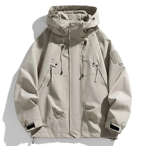 Men's Hooded Windbreaker Jacket