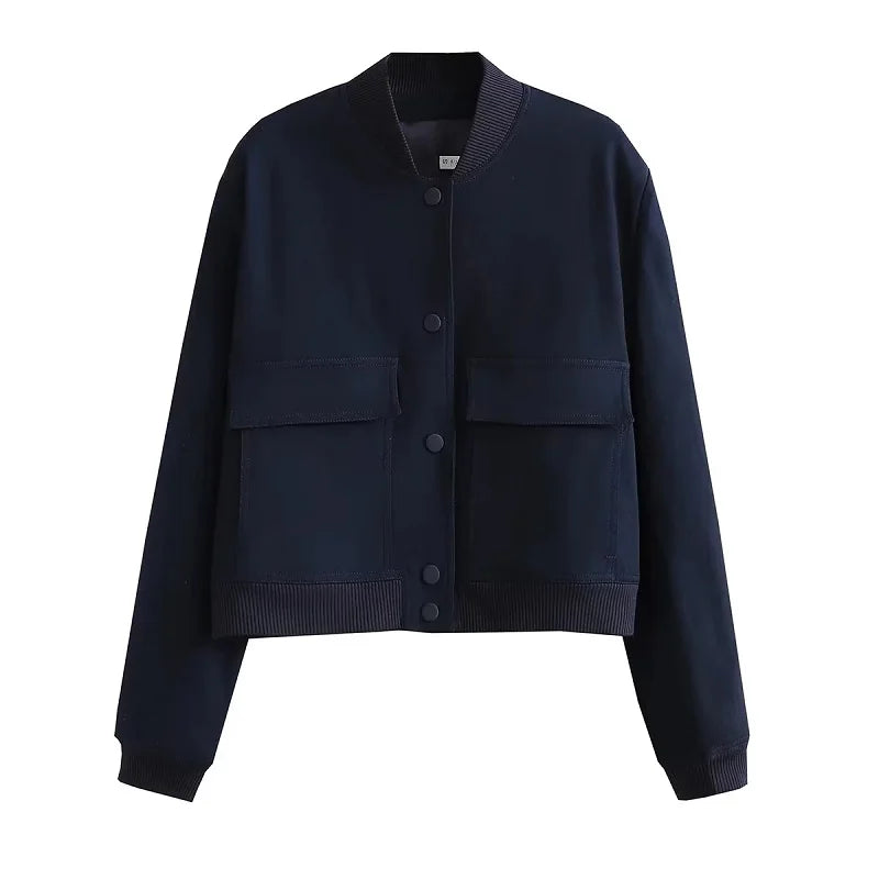 Women's White Bomber Jacket